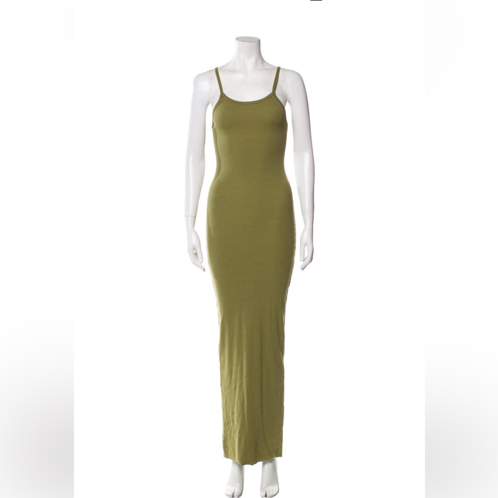 Eterne- Olive Green Maxi Dress